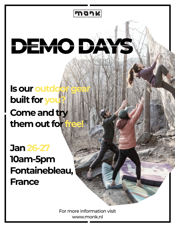 Demo Days event ad for Monkshop